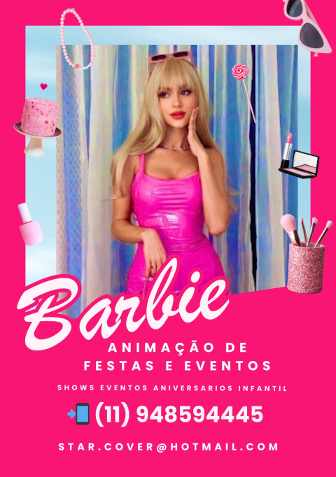 Barbie animação de eventos
